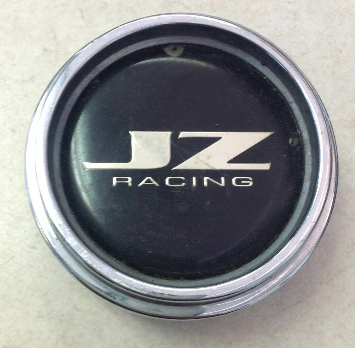 JZ Racing Aftermarket Wheel Center Cap Chrome Black 2057K66D 2.625" Diameter